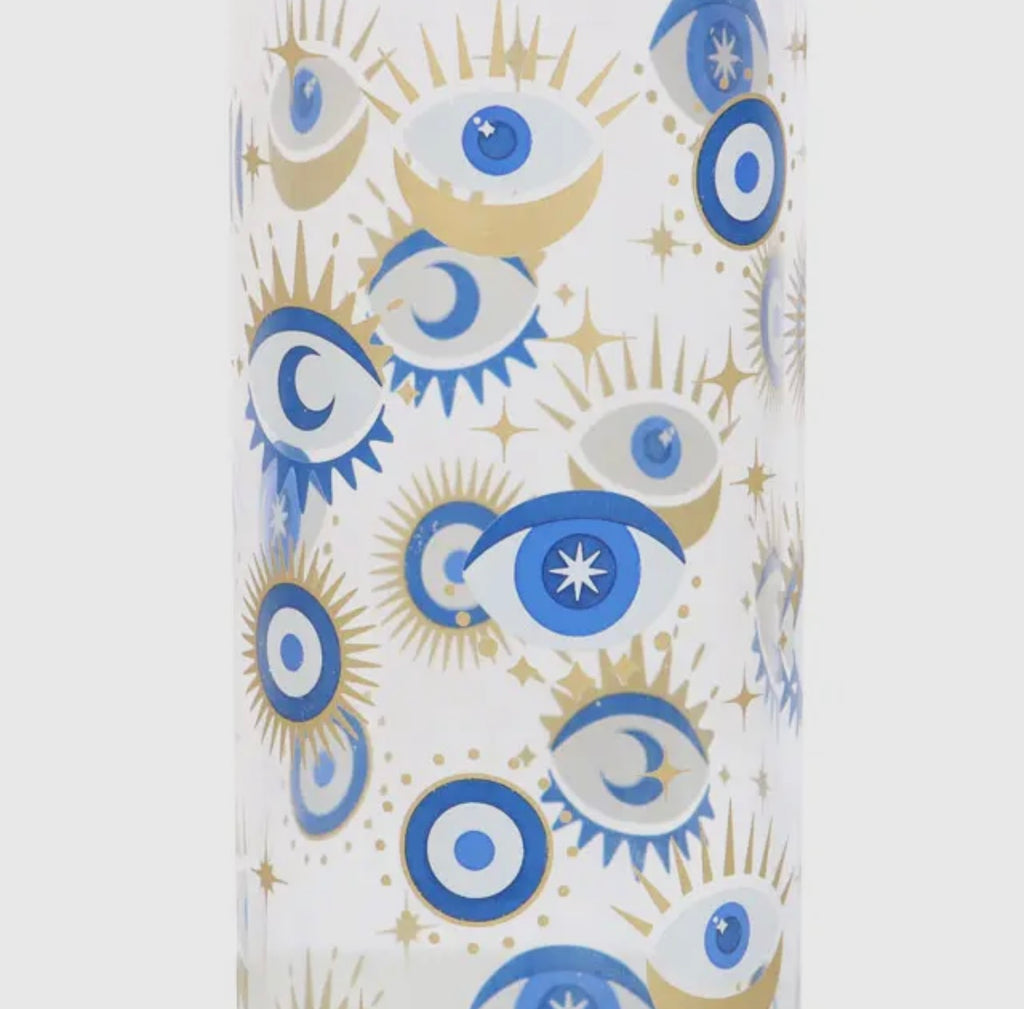 Evil Eye Glass Bottle
