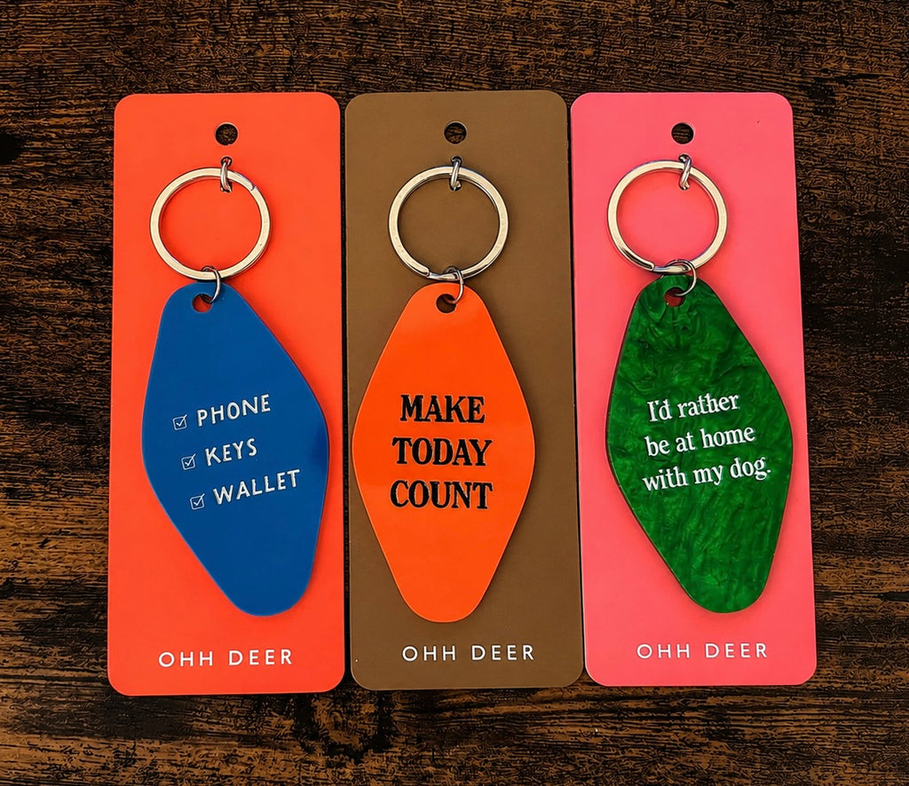 Motel keyring