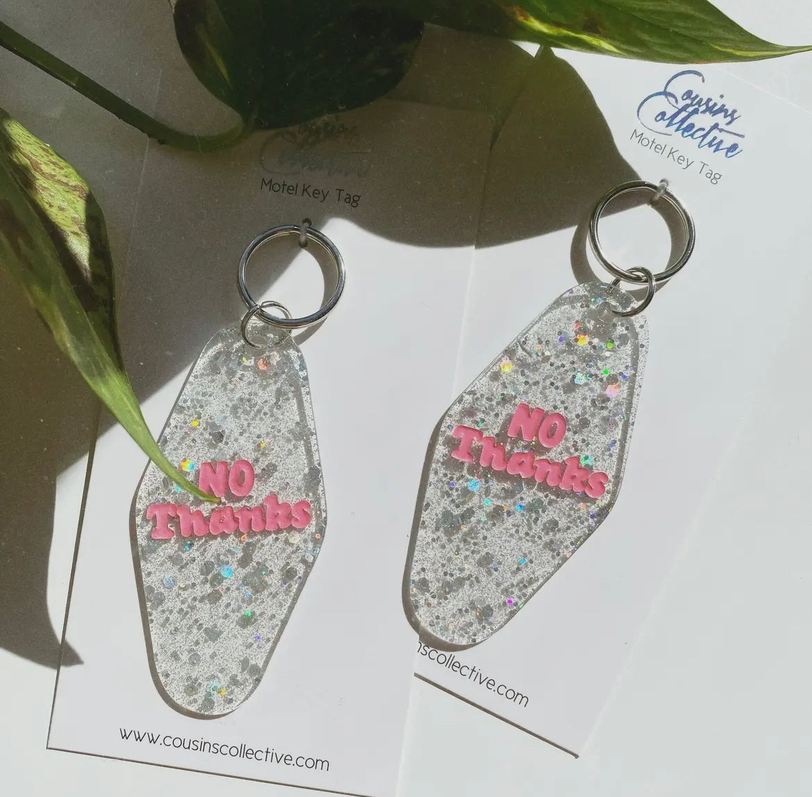 No Thanks Motel Keyring