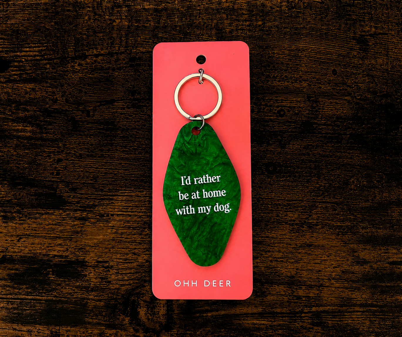 Motel keyring