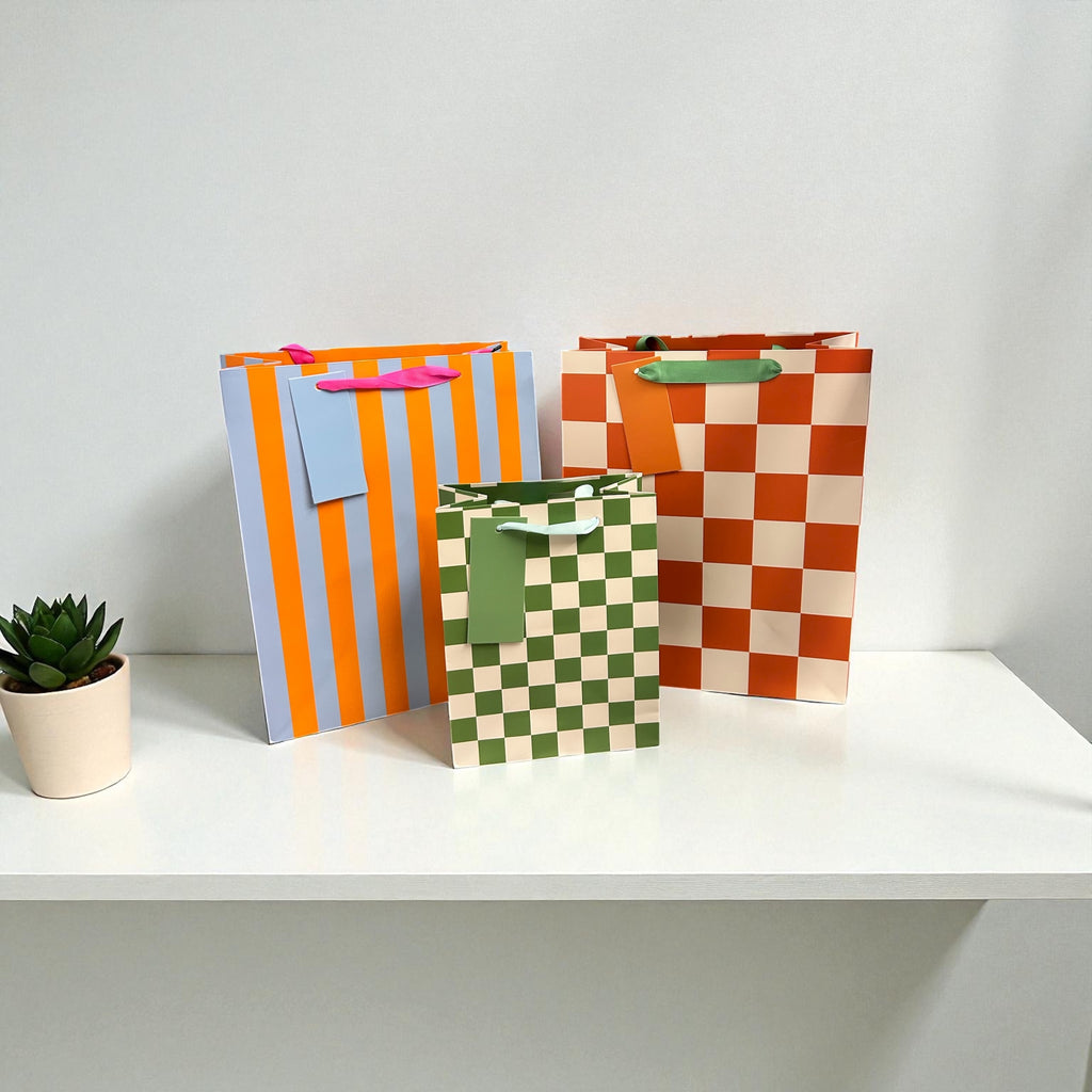 Striped Gift Bag
