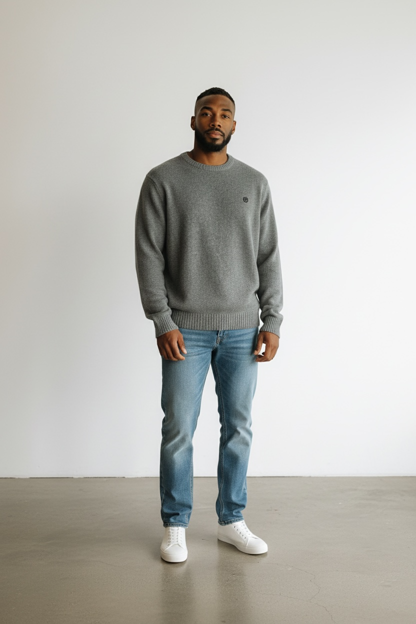 Chaps grey sweater