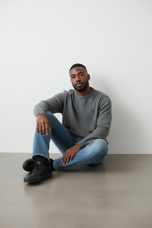 Chaps grey sweater
